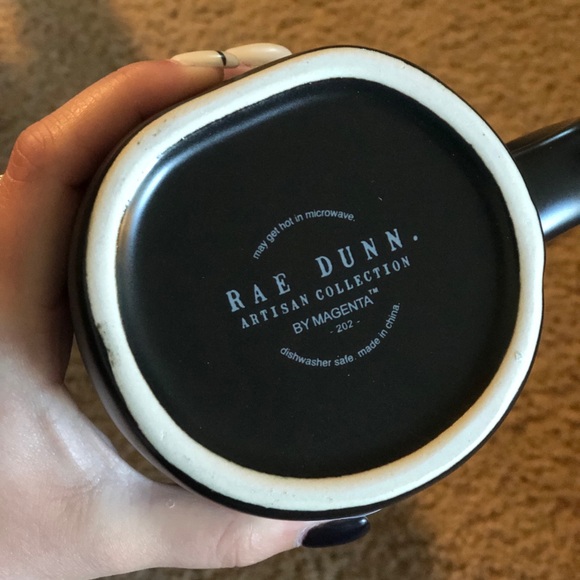NWT RAE DUNN black teacher mug - Picture 2 of 2